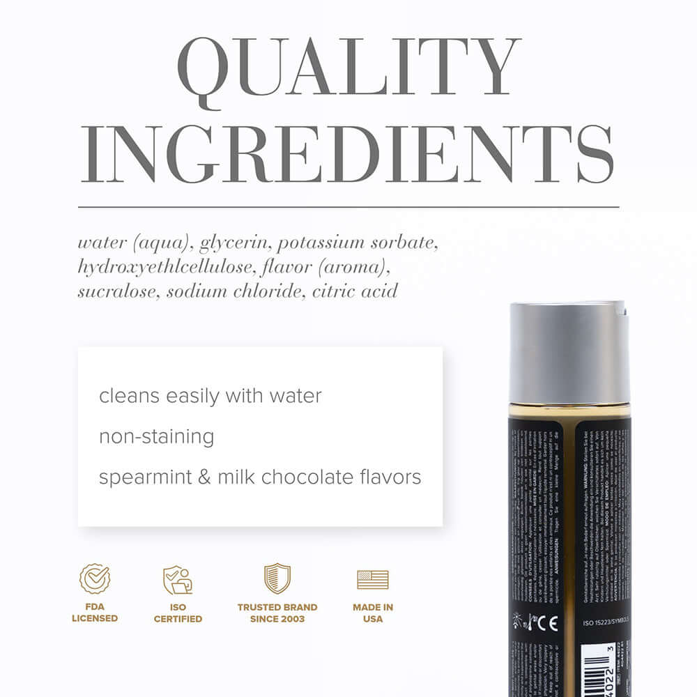 JO Gelato Mint Chocolate Flavored Water-Based Lubricant 4 oz.