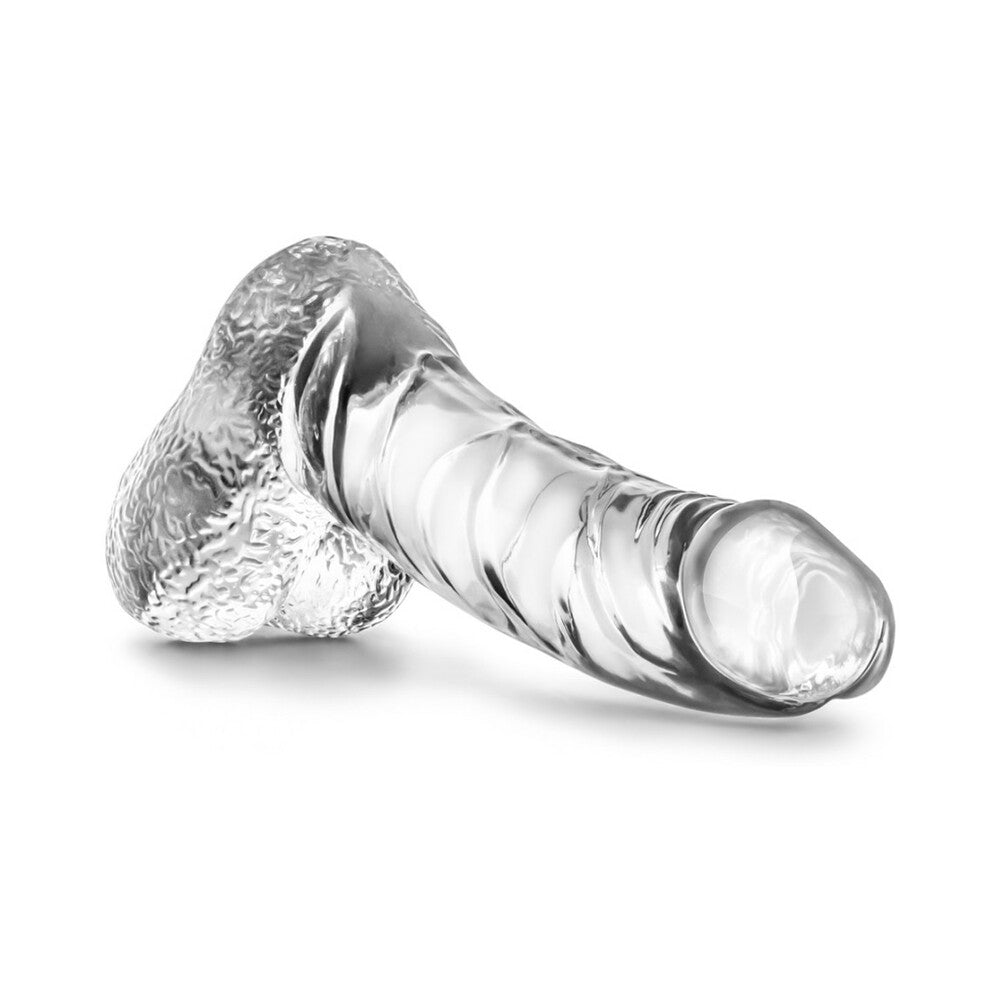Blush Naturally Yours Ding Dong Realistic 5.5 inches Dildo with Balls Clear