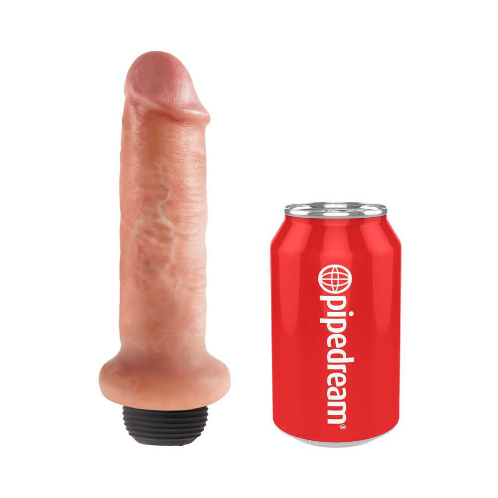 King Cock 6 inches Squirting Cock Realistic Dildo Beige