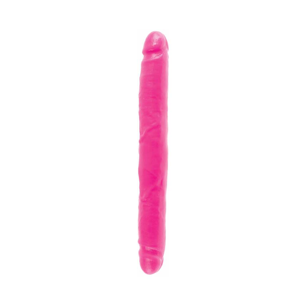 Dillio 12 inches Double Dong Realistic Dual-Ended Dildo Pink