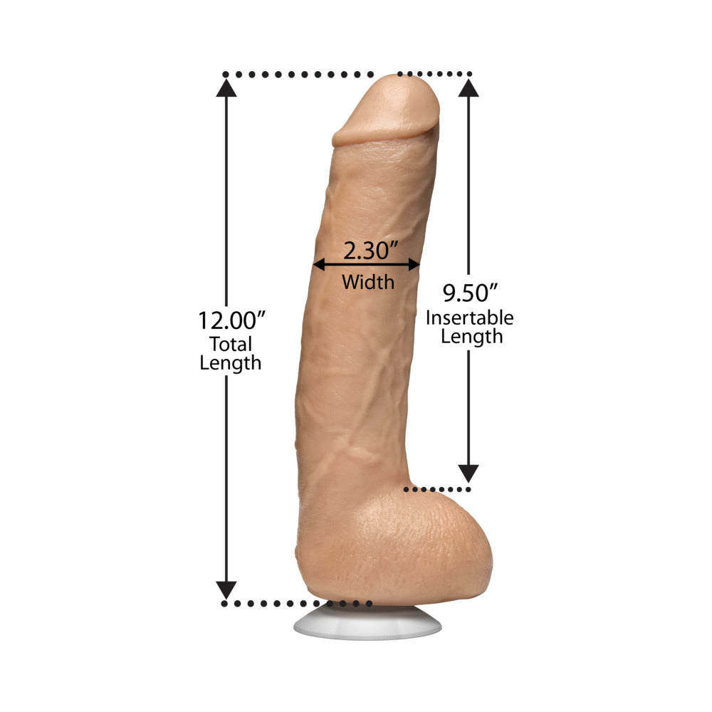 Legendary John Holmes Realistic Cock 9.5 inches - Vanilla
