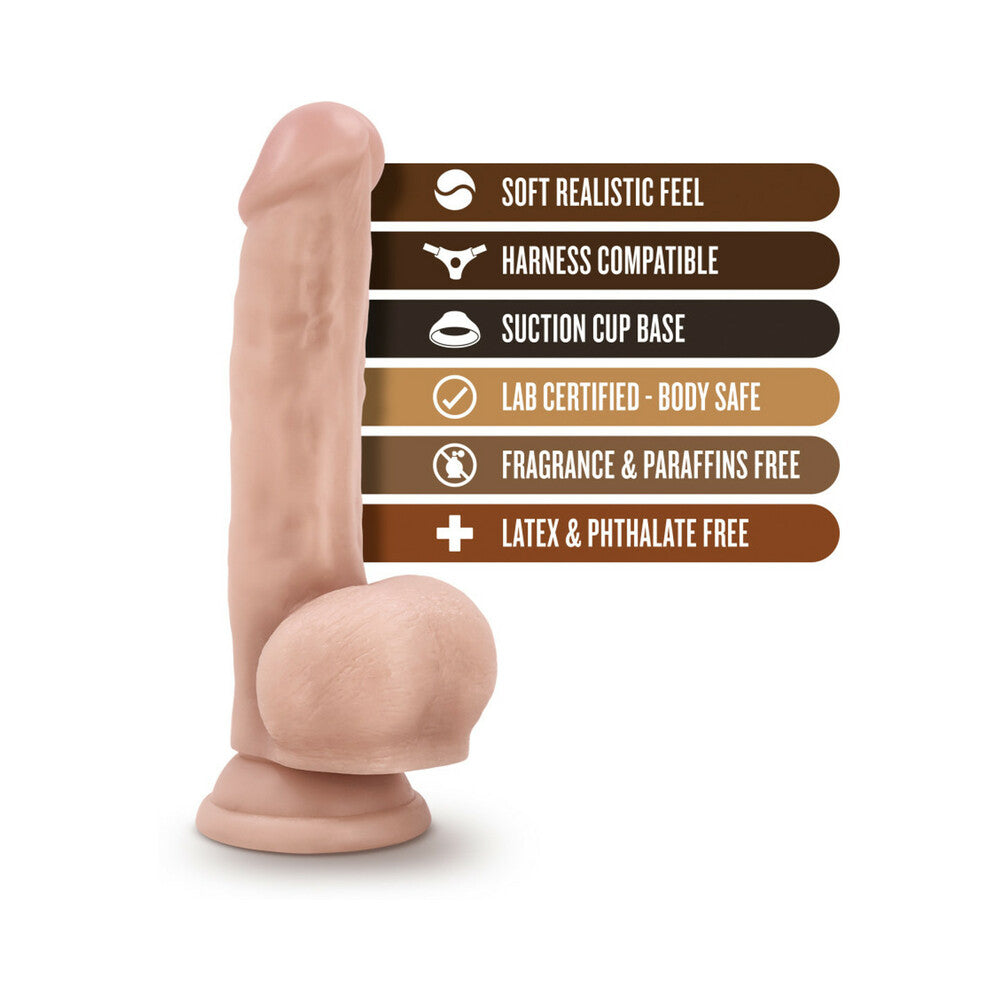Loverboy Mr. Jackhammer Realistic 8.5 inches Dildo with Balls Beige