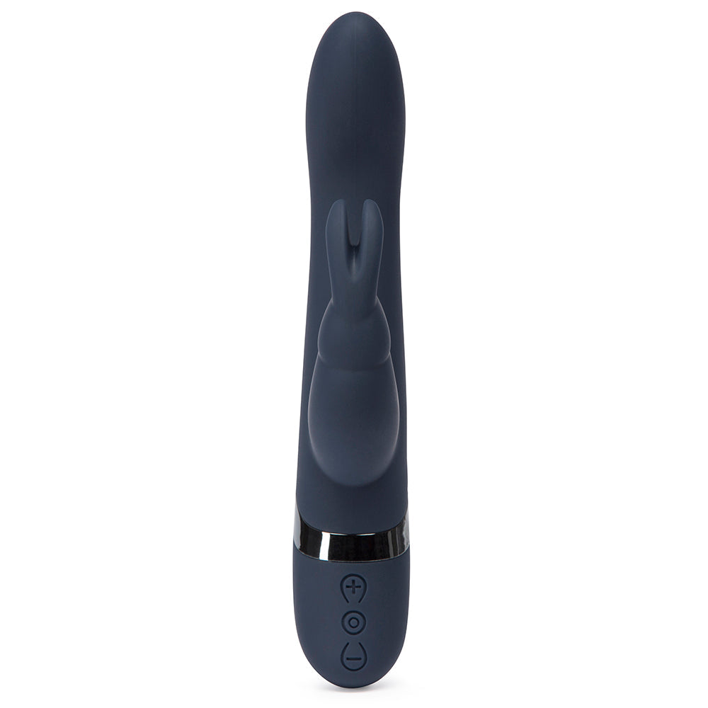 Fifty Shades Darker Oh My Rechargeable Silicone Rabbit Vibrator Slate Blue