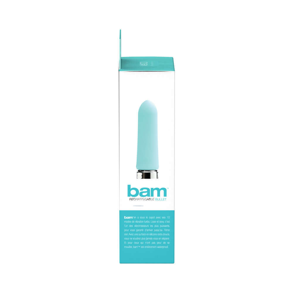 VeDO Bam Rechargeable Bullet - Tease Me Turquoise