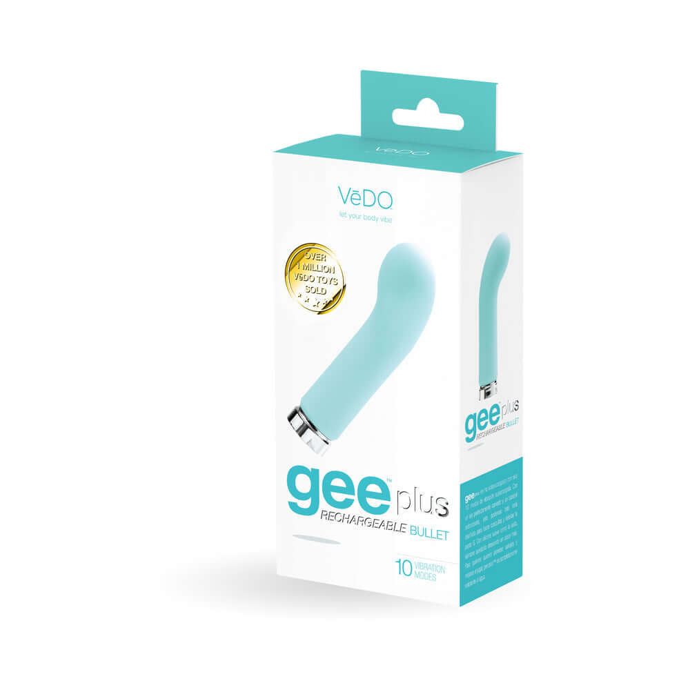VeDO Geeplus Rechargeable Vibe - Tease Me Turquoise