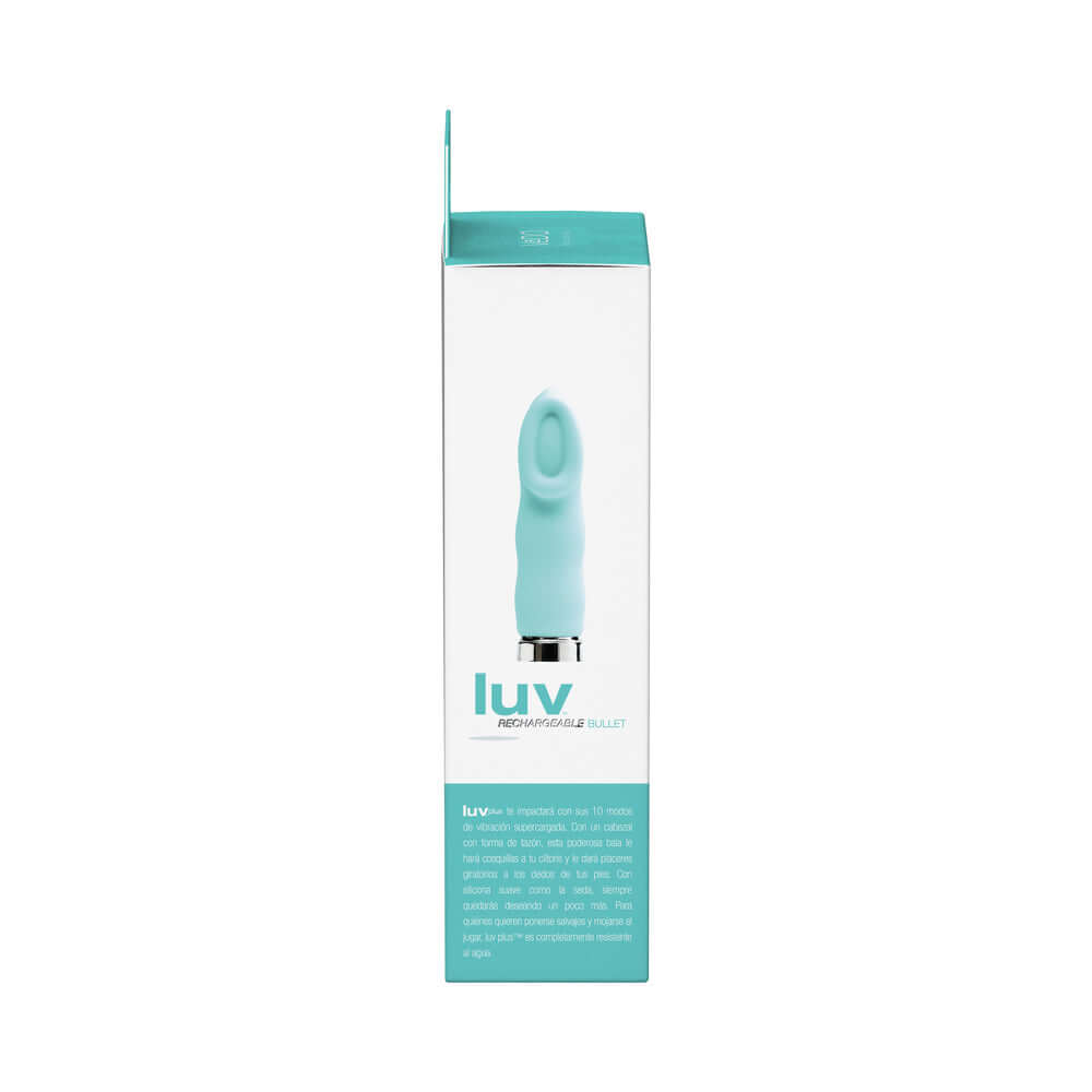VeDO Luvplus Rechargeable Vibe - Tease Me Turquoise