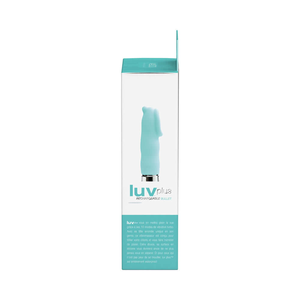 VeDO Luvplus Rechargeable Vibe - Tease Me Turquoise