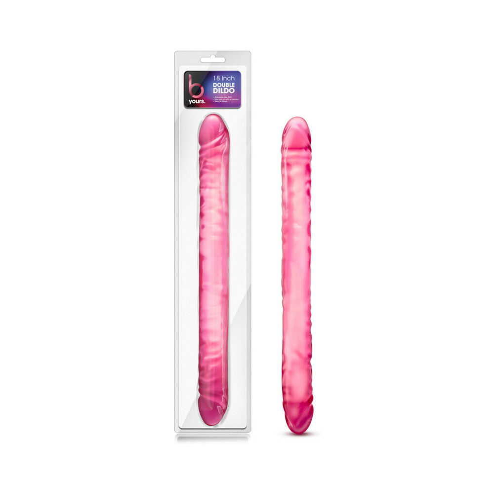 B Yours 18 inches Double Dildo Pink