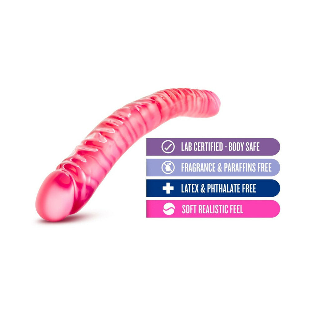 B Yours 18 inches Double Dildo Pink