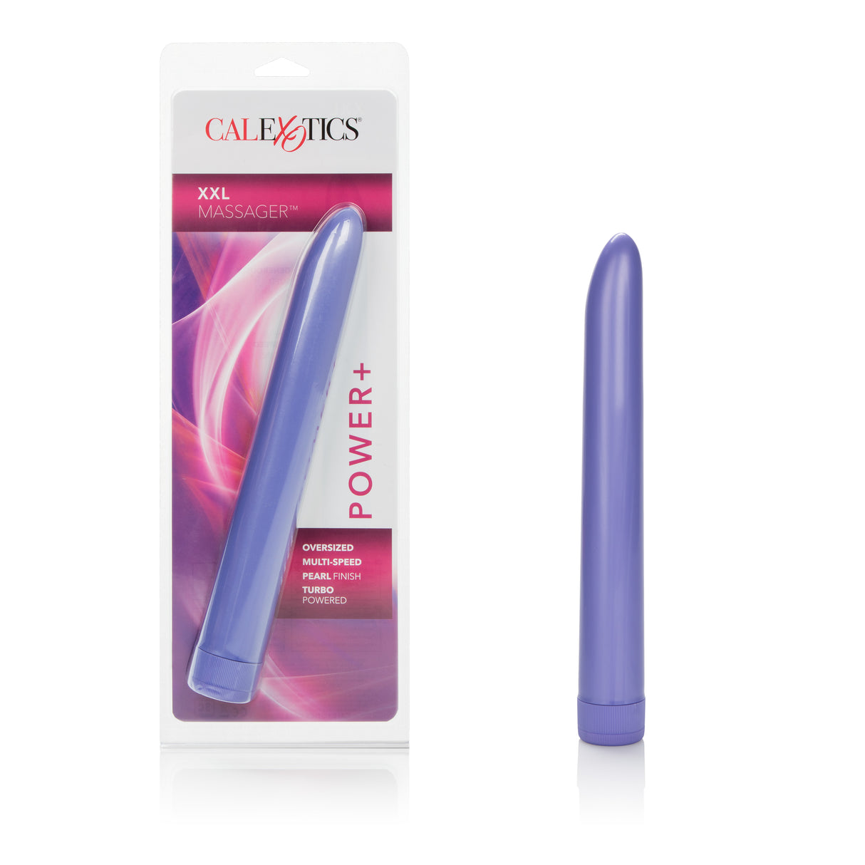 Jumbo 11 Inches Massager Lavander in packaging showcasing multi-speed functionality and ergonomic design.