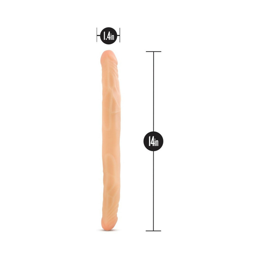 Blush B Yours 14 inches Double Dildo Beige