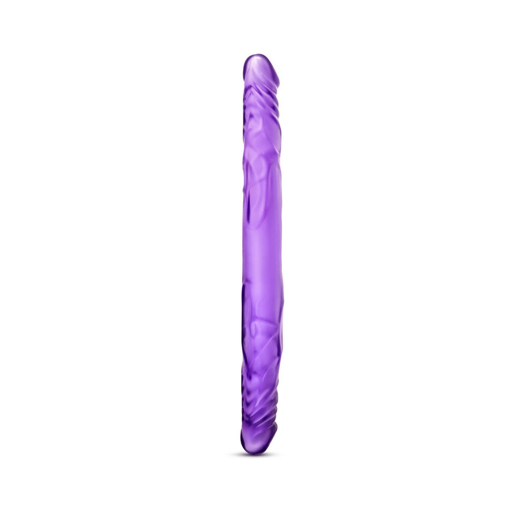 B Yours 14 inches Double Dildo Purple