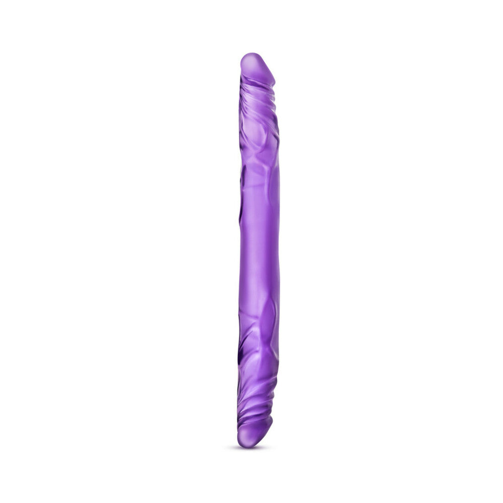 B Yours 14 inches Double Dildo Purple