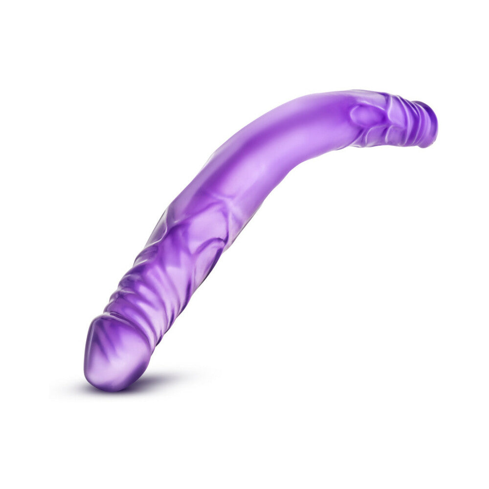 B Yours 14 inches Double Dildo Purple
