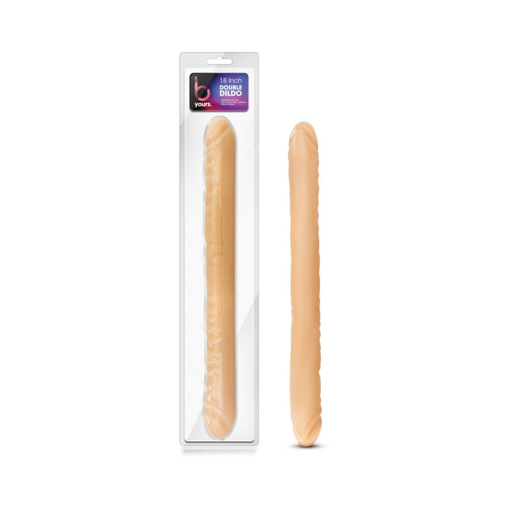 Blush B Yours 18 inches Double Dildo Beige