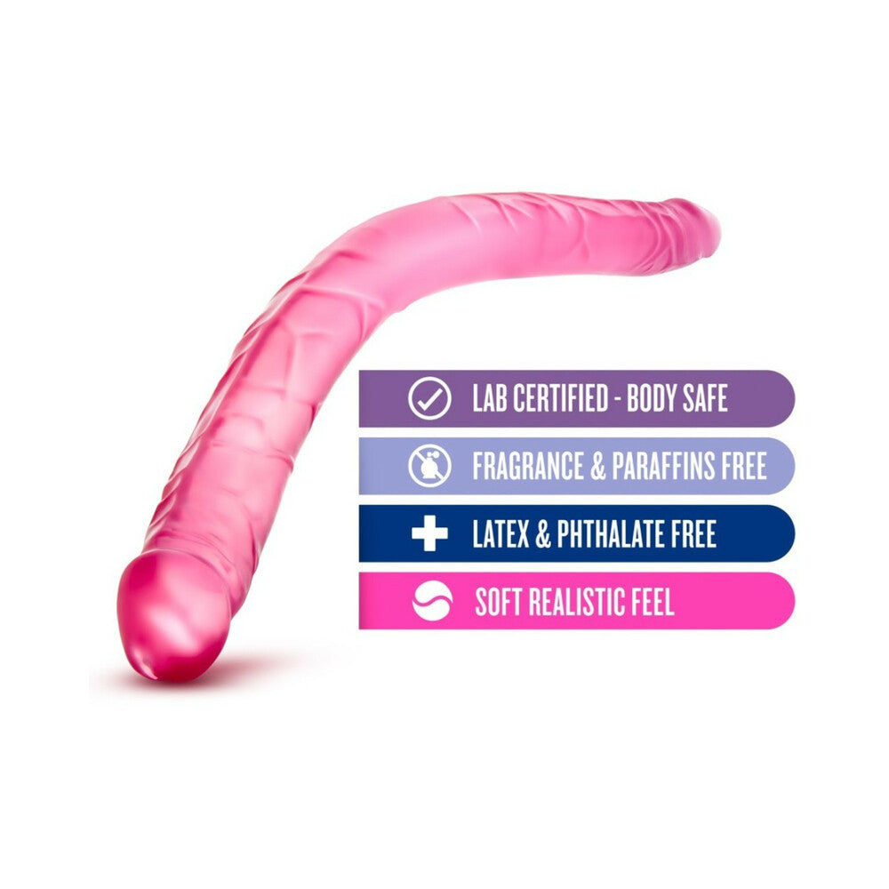 Blush B Yours 16 inches Double Dildo Pink