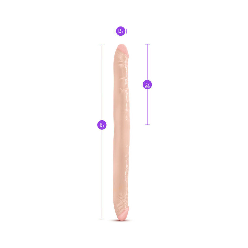 Blush B Yours 16 inches Double Dildo Beige
