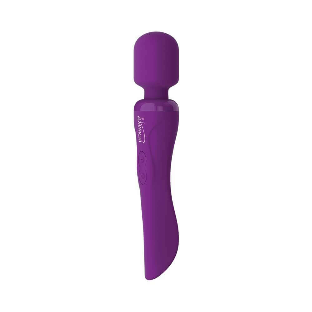 Wanachi Body Recharger Rechargeable Silicone Wand Vibrator Purple