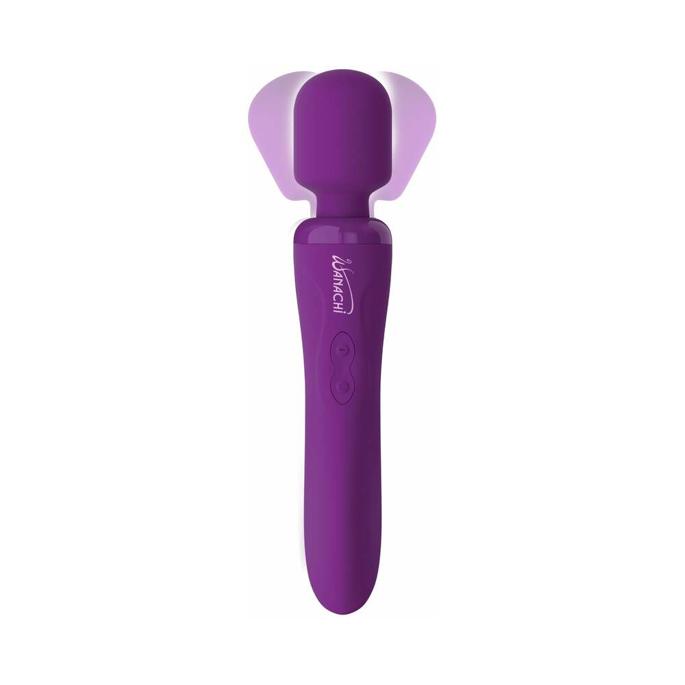 Wanachi Body Recharger Rechargeable Silicone Wand Vibrator Purple