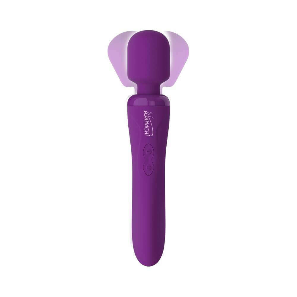 Wanachi Body Recharger Rechargeable Silicone Wand Vibrator Purple