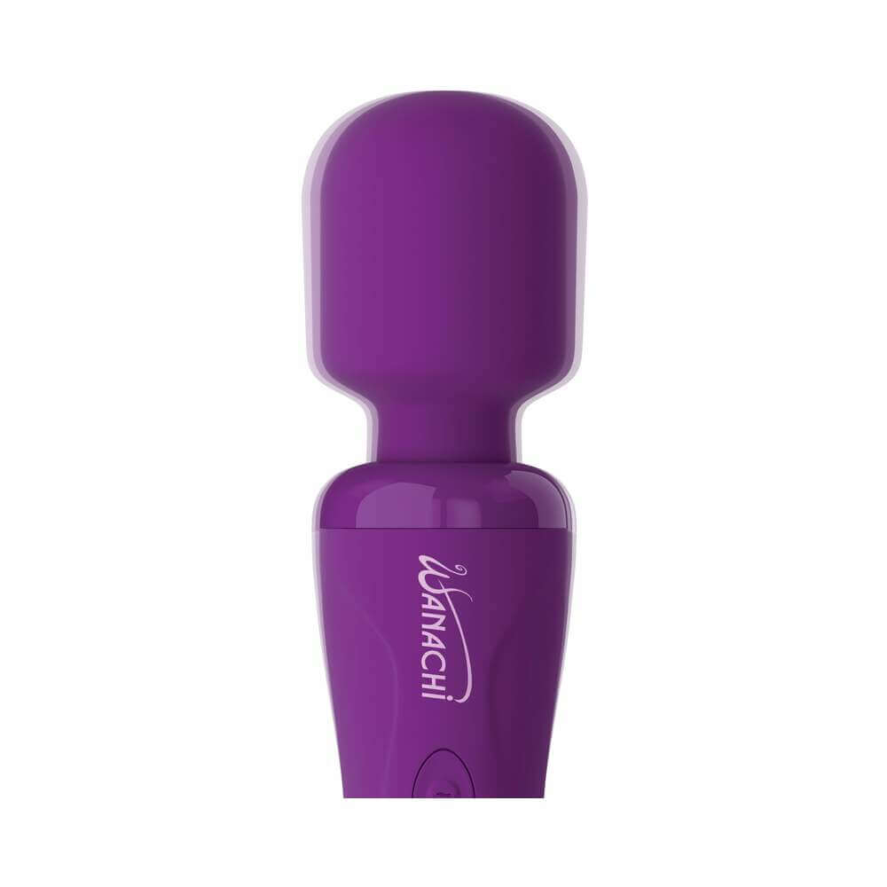 Wanachi Body Recharger Rechargeable Silicone Wand Vibrator Purple