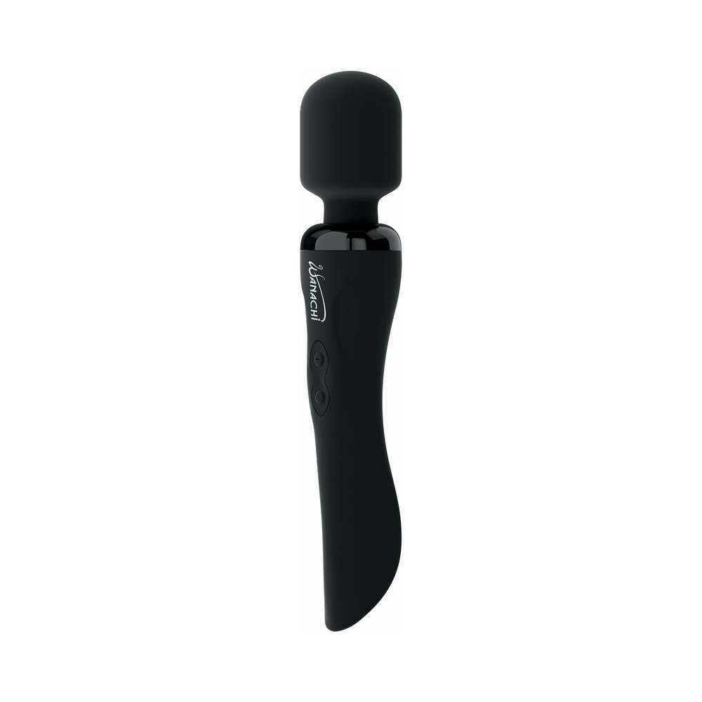 Wanachi Body Recharger Rechargeable Silicone Wand Vibrator Black