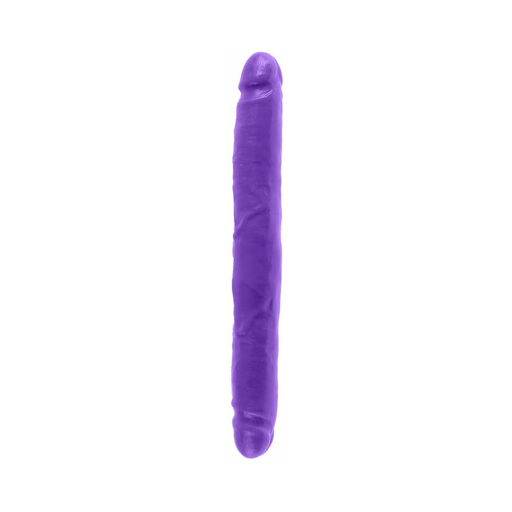 Dillio 12 inches Double Dong Realistic Dual-Ended Dildo Purple
