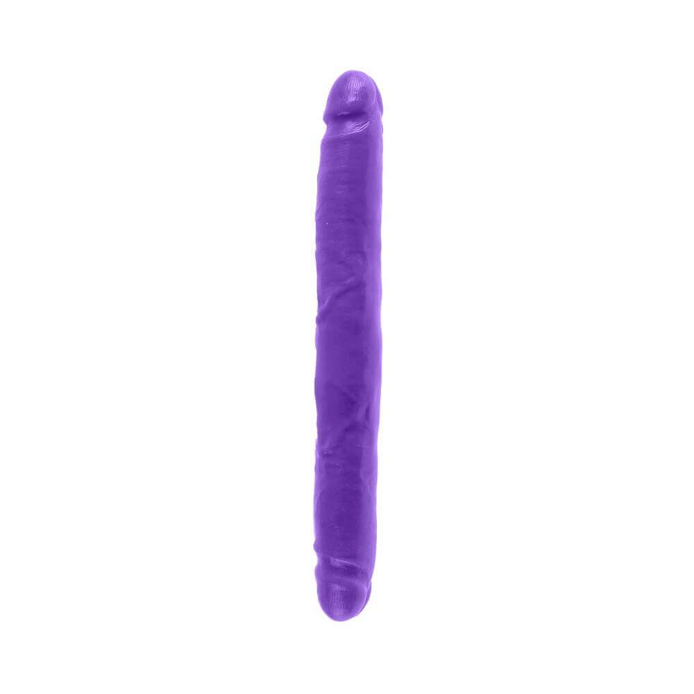 Dillio 12 inches Double Dong Realistic Dual-Ended Dildo Purple