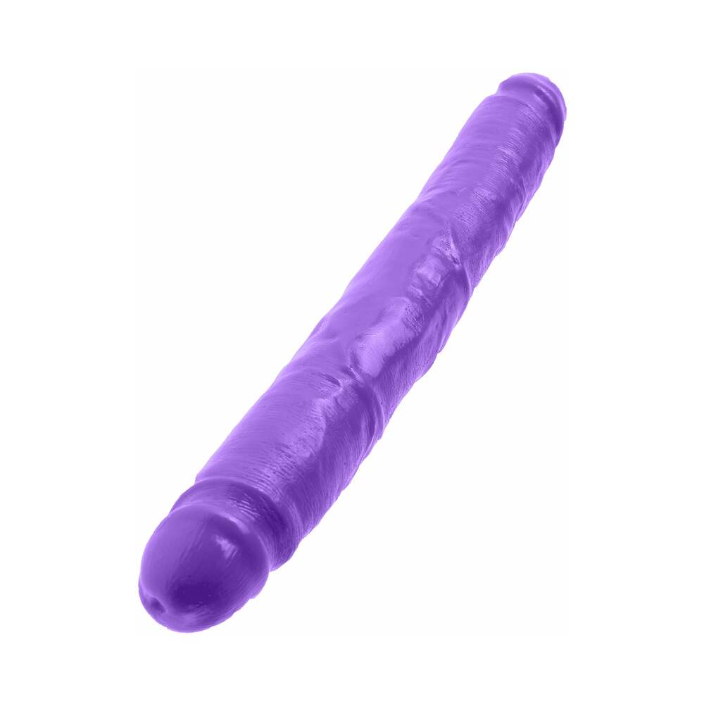 Dillio 12 inches Double Dong Realistic Dual-Ended Dildo Purple