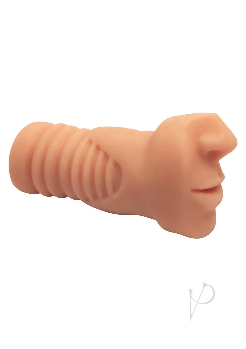 Boy 19 Teen Twink Stroker Cyrus Stark realistic stroker detail, showcasing smooth skin and lifelike features.