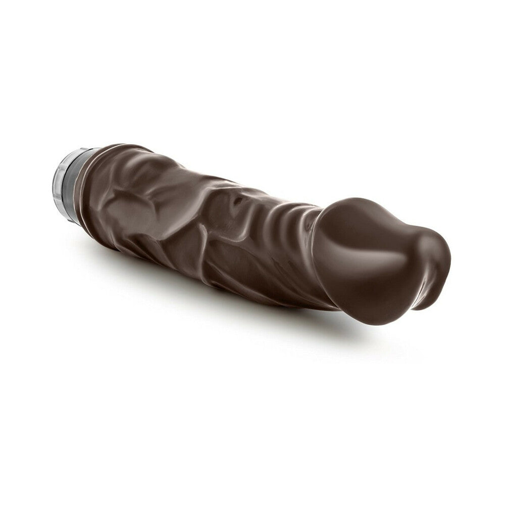 Dr. Skin Vibe 6 Realistic 8.75 inches Vibrating Dildo Brown
