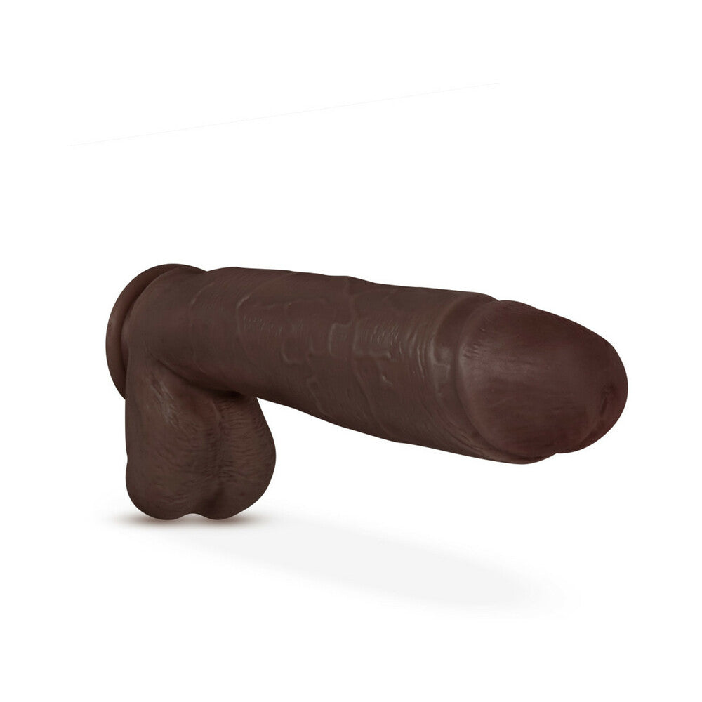 Dr. Skin Mr. Mister Realistic 10.5 inches Dildo with Balls Brown