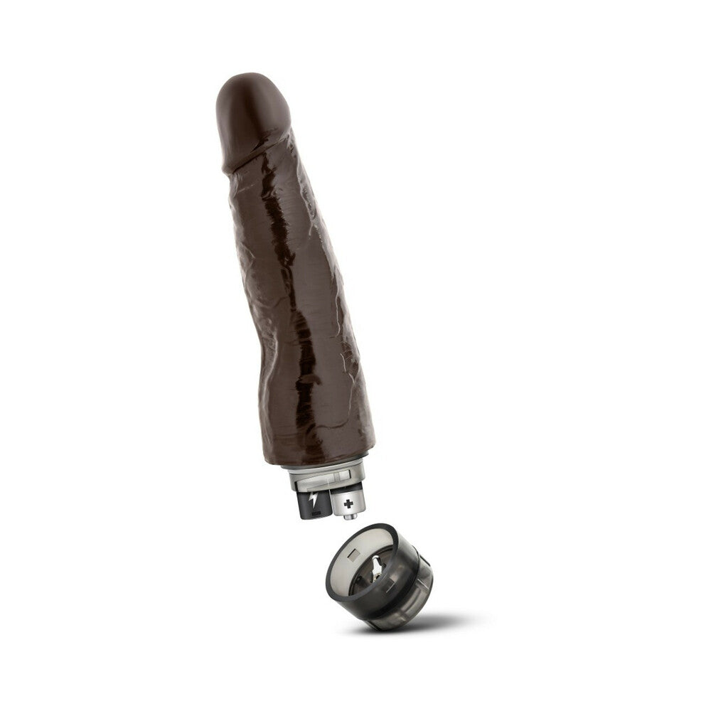 Dr. Skin Vibe 14 Realistic 8 inches Vibrating Dildo Brown