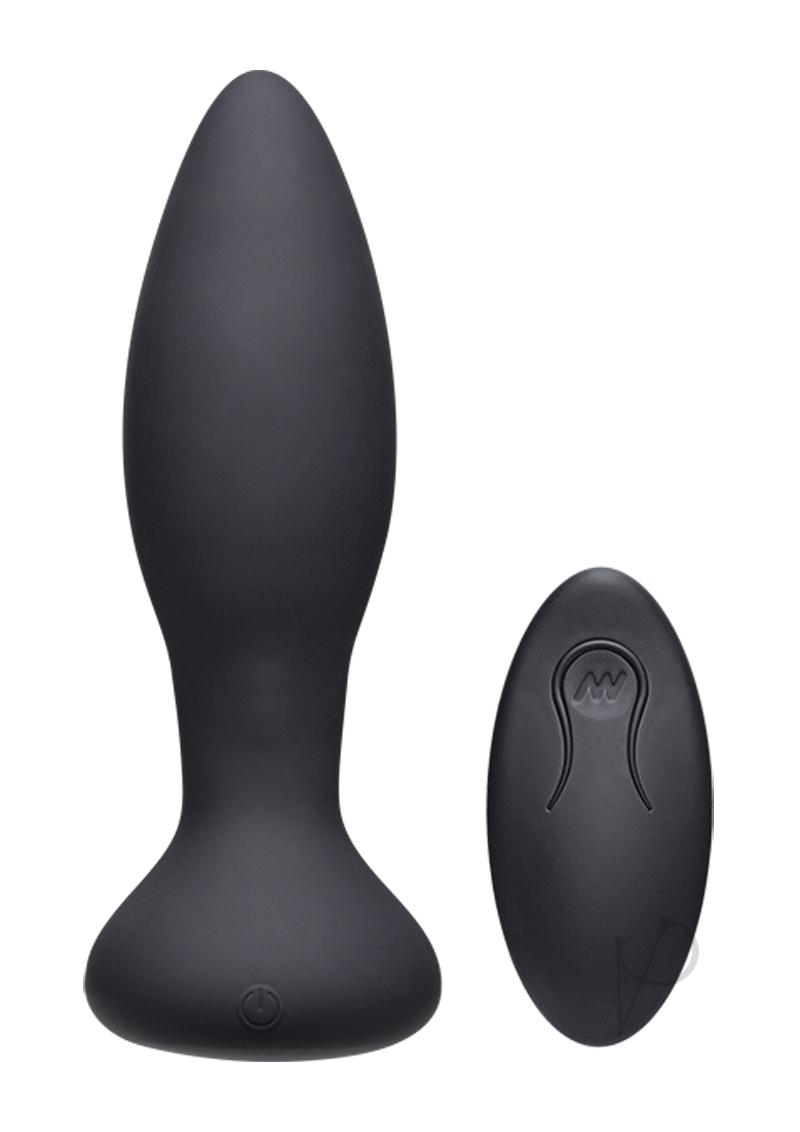 A-Play Vibe Experienced Anal Plug with Remote Control Black, featuring a sleek design and powerful internal motor.