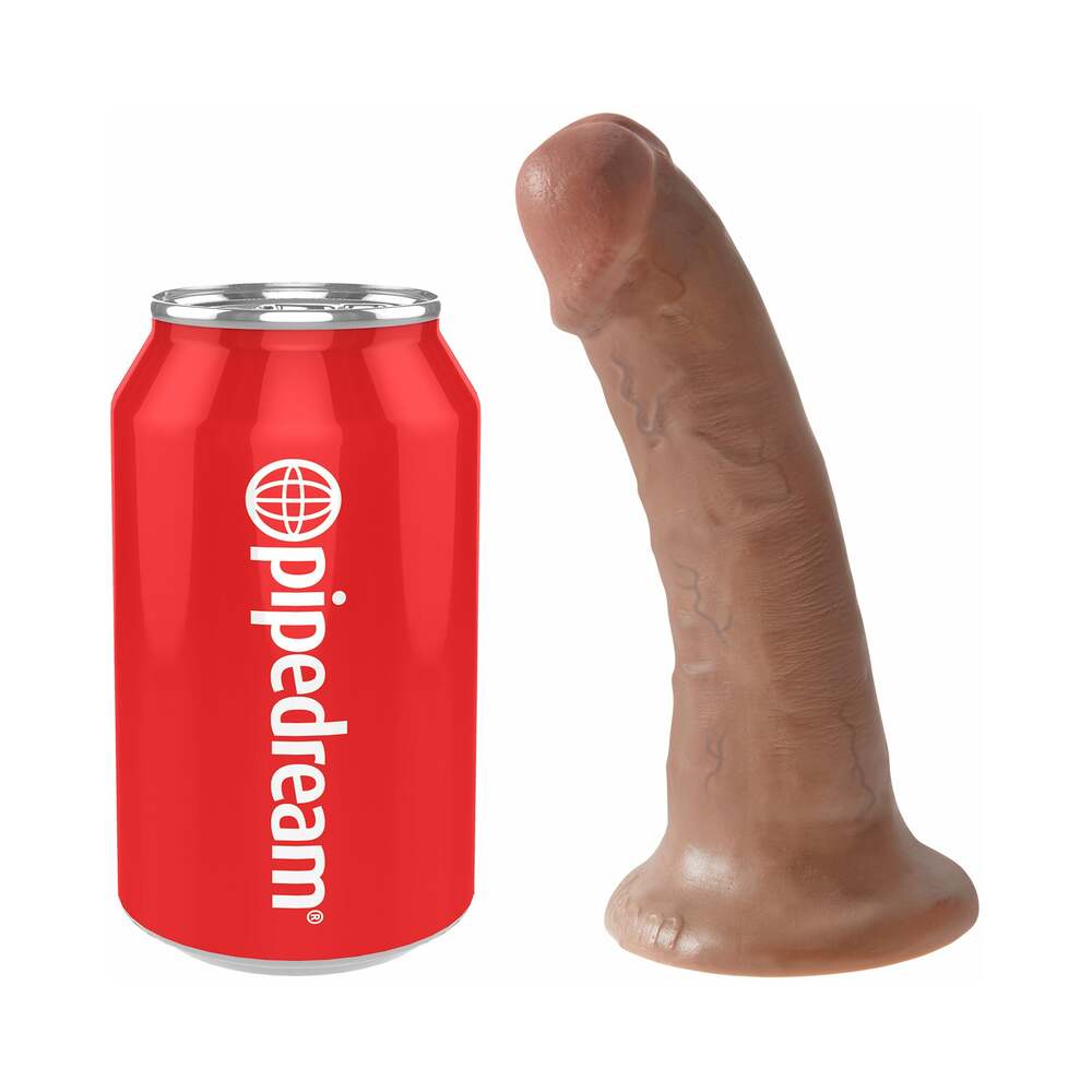 King Cock 6 inches Cock Realistic Dildo With Suction Cup Tan
