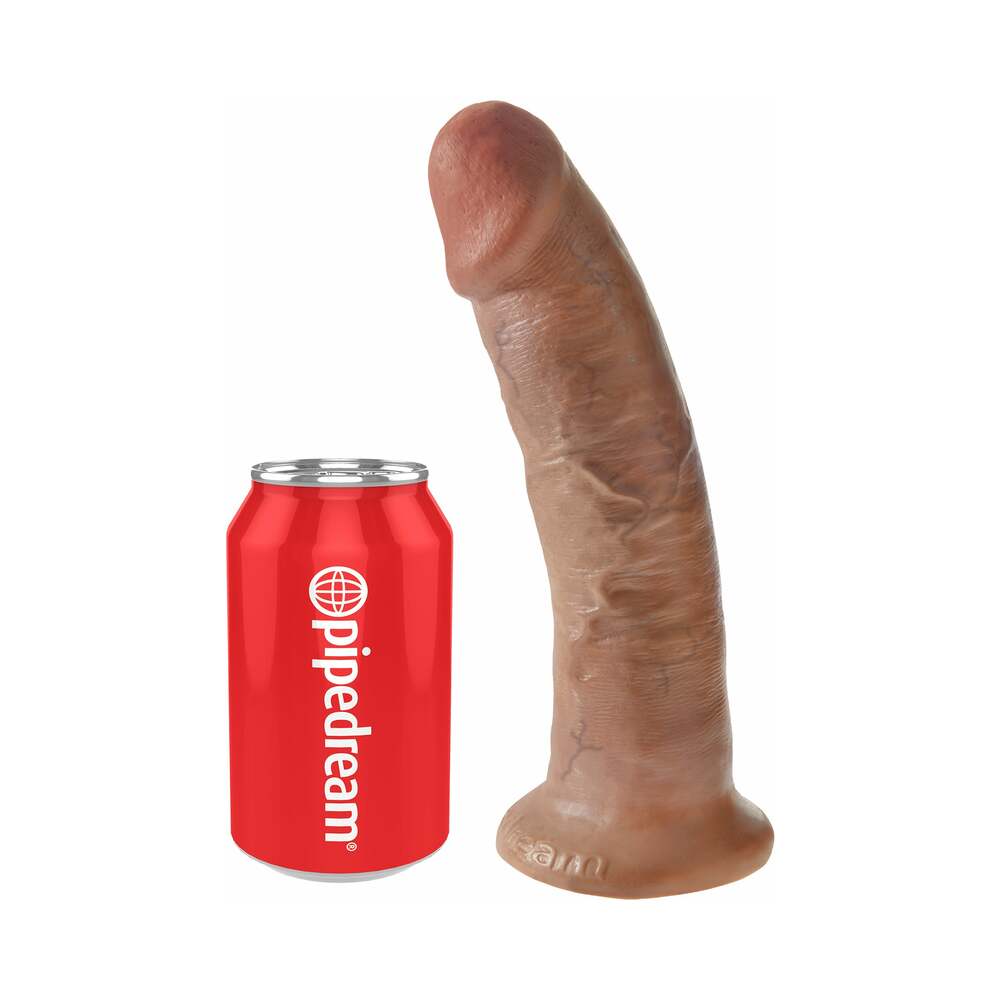 King Cock 9 inches Cock Realistic Dildo With Suction Cup Tan