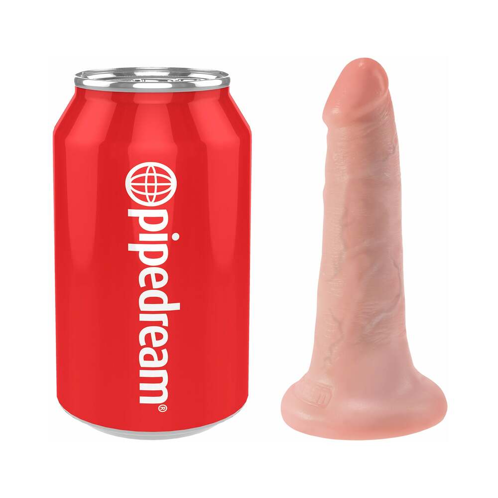 King Cock 5 inches Cock Realistic Dildo With Suction Cup Beige