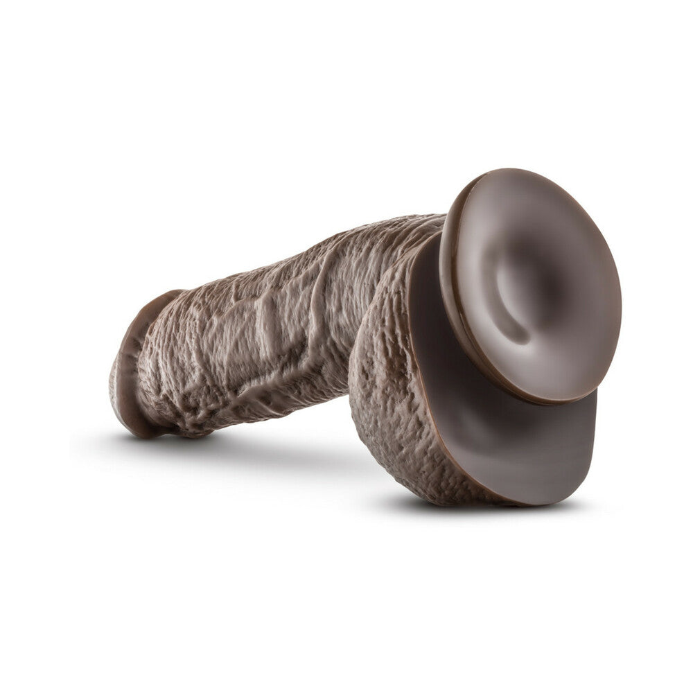 Dr. Skin Mr. D Realistic 8.5 inches Dildo with Balls Brown