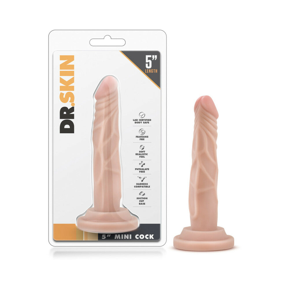 Dr. Skin Mini Realistic 5 inches Dildo Beige