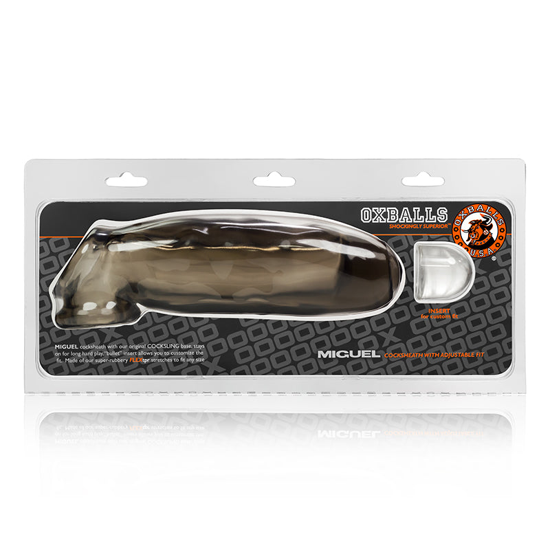 Oxballs Miguel Cock Sheath Penis Sleeve - Smoke