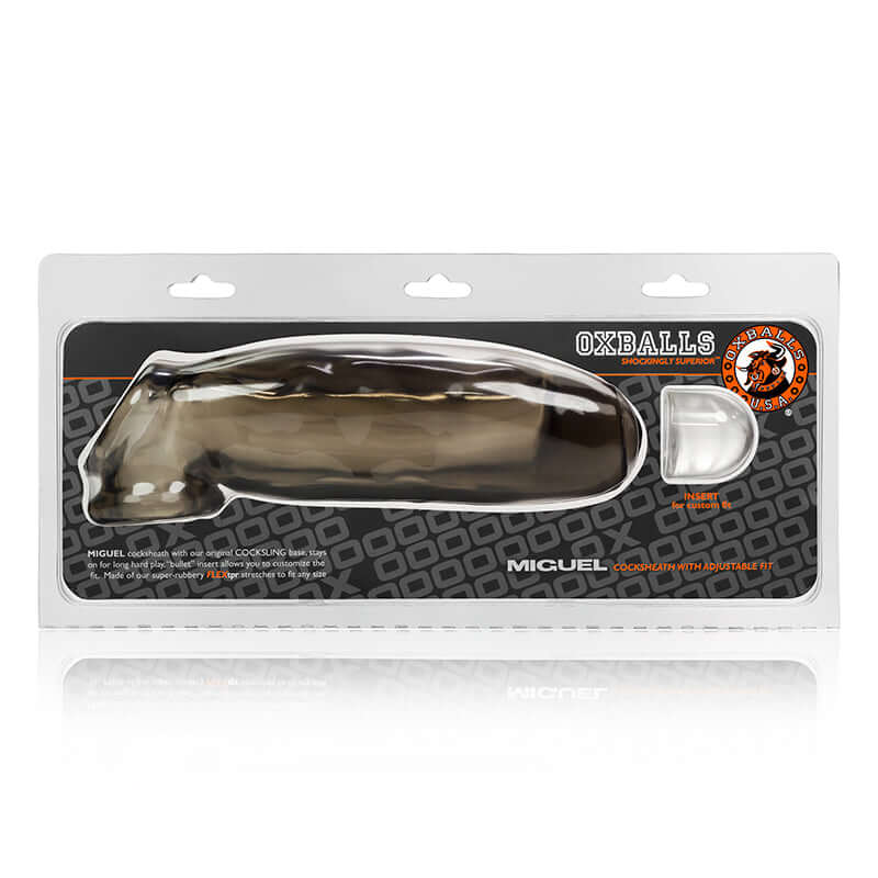 Oxballs Miguel Cock Sheath Penis Sleeve - Smoke