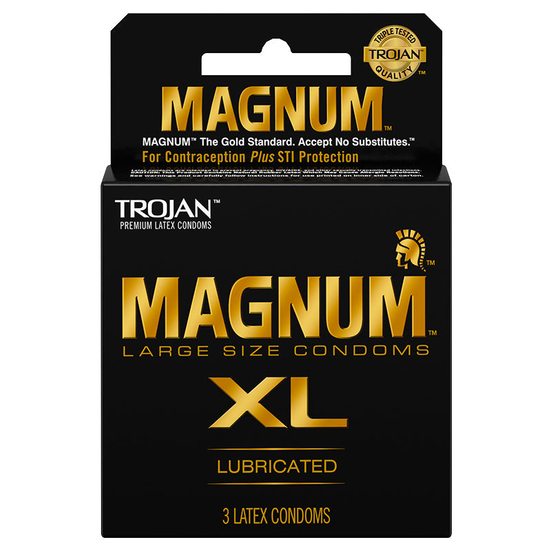 Trojan Magnum XL 3 Pack Condoms