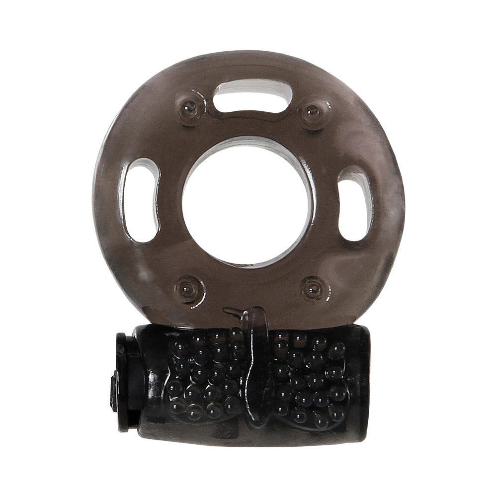 Evolved One Night Stand Ring of Fire Vibrating Cockring Smoke