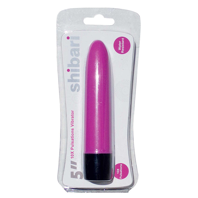10X Pulsations Vibrator 5 inches Pink