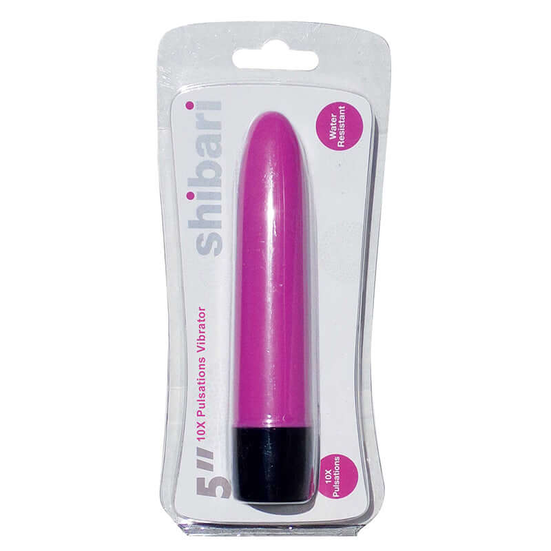 10X Pulsations Vibrator 5 inches Pink