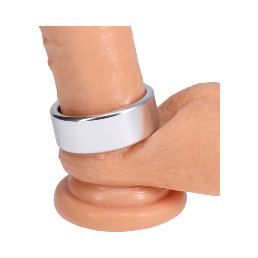 Rock Solid Brushed Alloy Large (1.75in X .75in) Silver