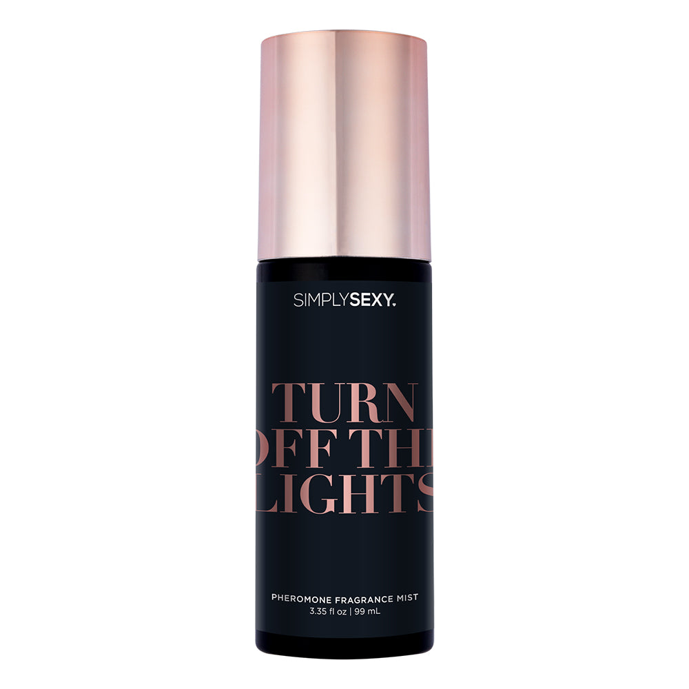 Simply Sexy Pheromone Fragrance Mist All Night Long 3.35 Oz bottle with luxurious design and captivating fragrance.