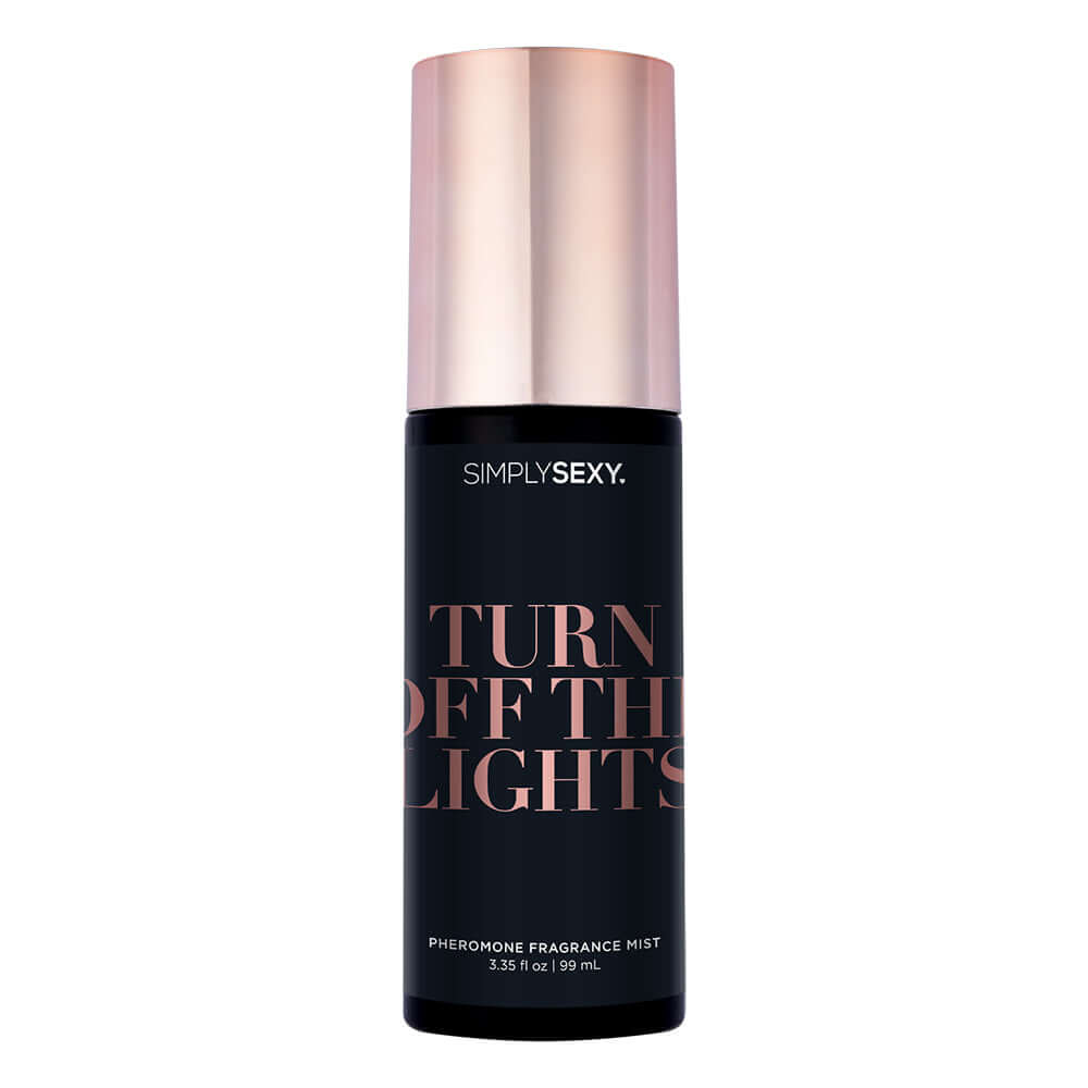 Simply Sexy Pheromone Fragrance Mist All Night Long 3.35 Oz bottle with luxurious design and captivating fragrance.