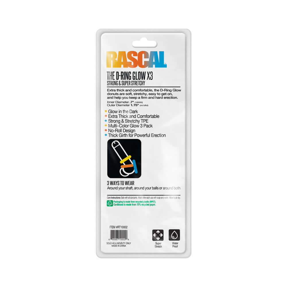 Rascal The D-Ring Glow x3