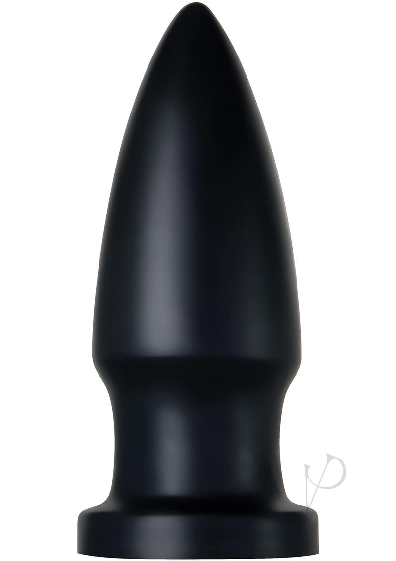 Zero Tolerance Titan Anal Plug Black, a tapered bullet-shaped anal plug for advanced pleasure seekers.